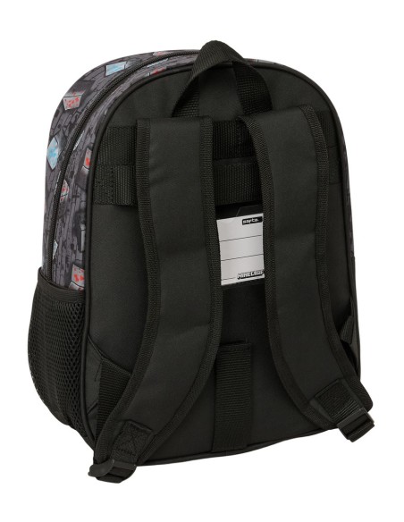 MOCHILA INFANTIL ADAPT.CARRO MINECRAFT "GRAFFITI"