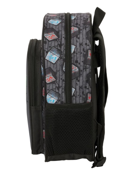MOCHILA INFANTIL ADAPT.CARRO MINECRAFT "GRAFFITI"