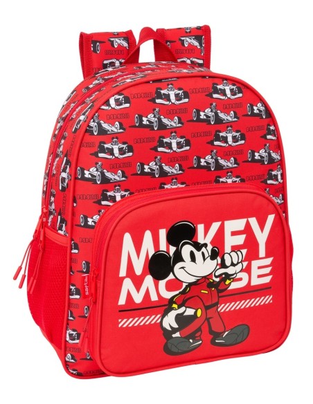 MOCHILA JUNIOR ADAPT.CARRO MICKEY & FRIENDS RACING
