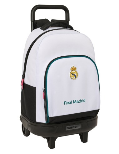 MOCHILA GDE. C/RUEDAS COMPACT EXTRAIBLE REAL MADRID EQUIP. 26/27