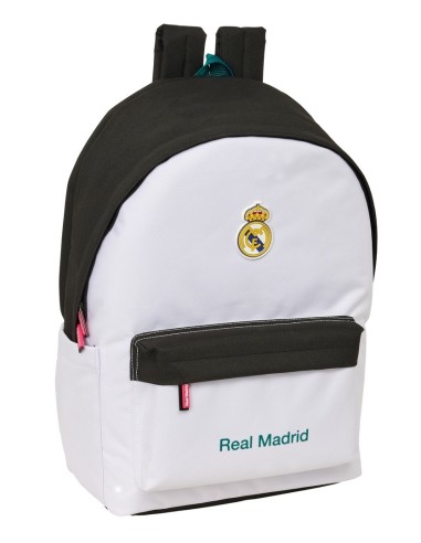 MOCHILA DOBLE PARA PORTATIL 15,6"+USB REAL MADRID EQUIP. 26/27
