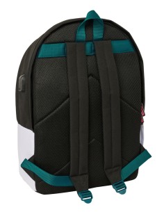 MOCHILA DOBLE PARA PORTATIL 15,6"+USB REAL MADRID EQUIP. 26/27 2