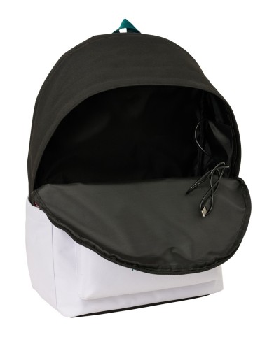 MOCHILA DOBLE PARA PORTATIL 15,6"+USB REAL MADRID EQUIP. 26/27