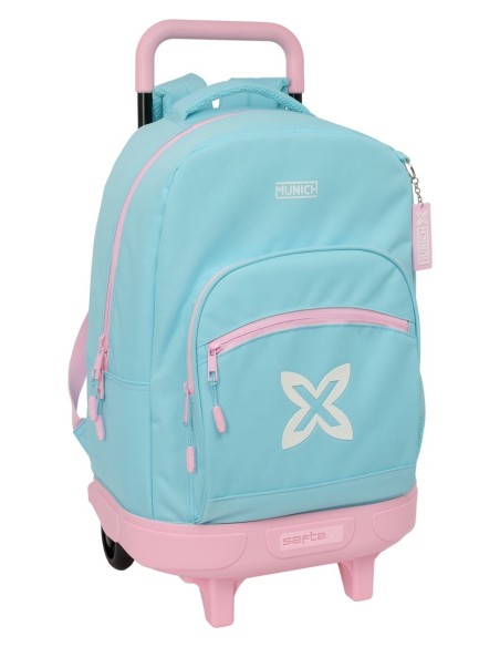 MOCHILA GDE. C/RUEDAS COMPACT EXT.SIMPLE MUNICH "SKY"
