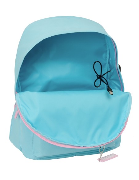 MOCHILA DOBLE PARA PORTATIL 15,6"+USB MUNICH "SKY"