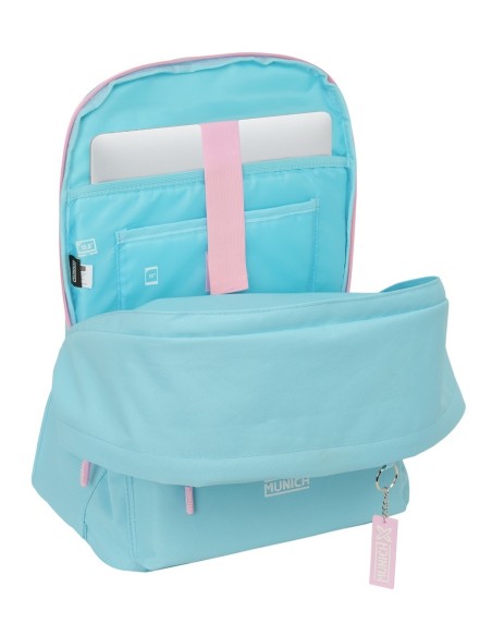 MOCHILA DOBLE PARA PORTATIL 15,6"+USB MUNICH "SKY"