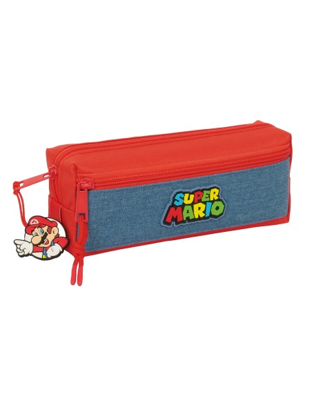 PORTATODO TRIPLE PEQ. C/GOMA ELAST. 22CM SUPER MARIO