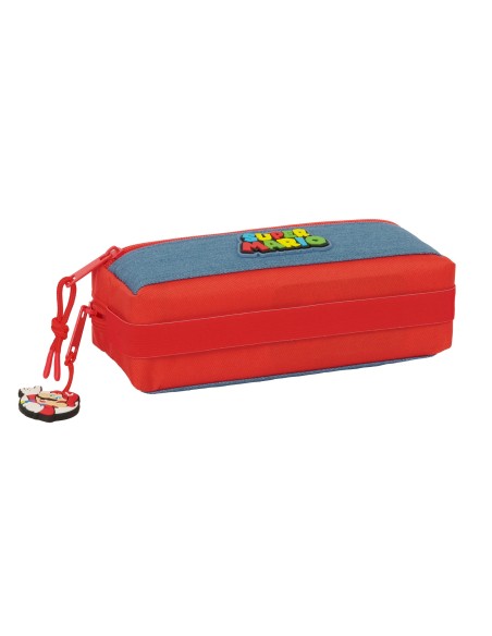 PORTATODO TRIPLE PEQ. C/GOMA ELAST. 22CM SUPER MARIO