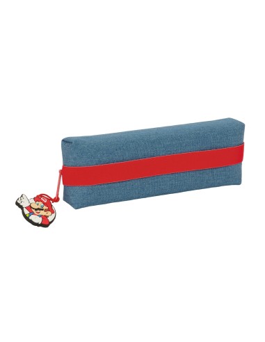 PORTATODO RECTANGULAR C/GOMA ELAST. 22CM SUPER MARIO