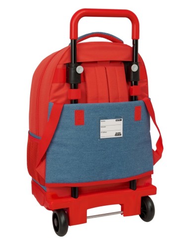 MOCHILA GDE. C/RUEDAS COMPACT EXTRAIBLE SUPER MARIO