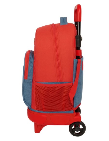 MOCHILA GDE. C/RUEDAS COMPACT EXTRAIBLE SUPER MARIO