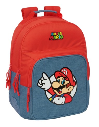 MOCHILA DOBLE ADAPT.CARRO SUPER MARIO