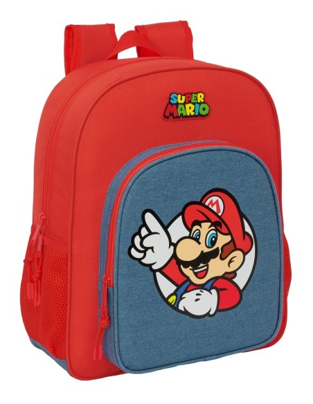MOCHILA JUNIOR ADAPT.CARRO SUPER MARIO