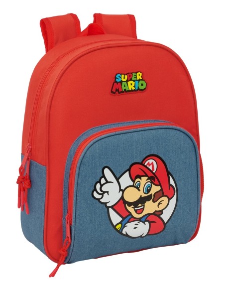 MOCHILA INFANTIL ADAPT.CARRO SUPER MARIO