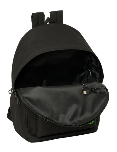MOCHILA DOBLE PARA PORTATIL 15,6"+USB REAL BETIS BALOMPIE