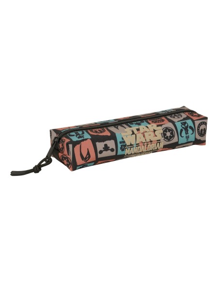 PORTATODO RECTANGULAR C/GOMA ELAST. 22CM MANDALORIAN & GROGU