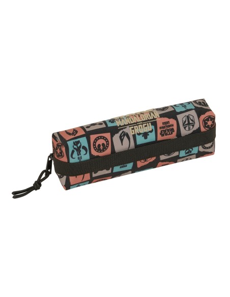 PORTATODO RECTANGULAR C/GOMA ELAST. 22CM MANDALORIAN & GROGU
