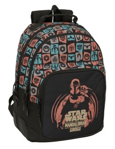 MOCHILA DOBLE ADAPT.CARRO MANDALORIAN & GROGU
