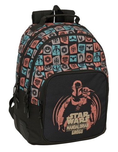 MOCHILA DOBLE ADAPT.CARRO MANDALORIAN & GROGU