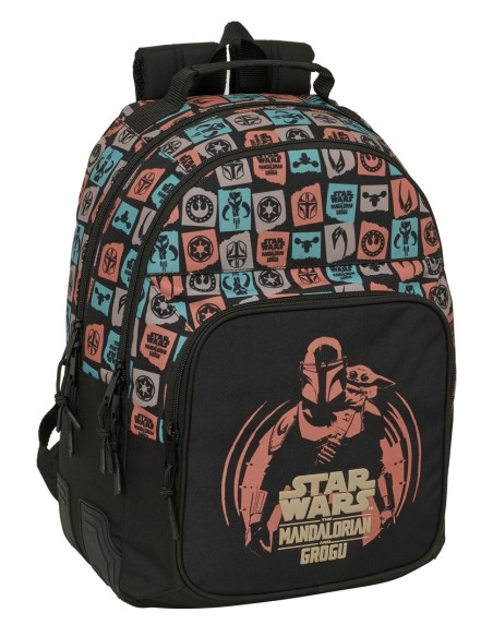 MOCHILA DOBLE ADAPT.CARRO MANDALORIAN & GROGU