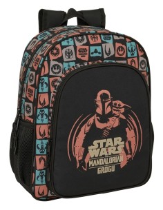 MOCHILA JUNIOR ADAPT.CARRO MANDALORIAN & GROGU