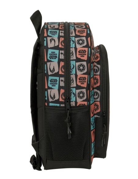 MOCHILA JUNIOR ADAPT.CARRO MANDALORIAN & GROGU