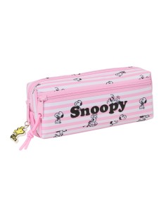 PORTATODO TRIPLE PEQ. C/GOMA ELAST. 22CM SNOOPY