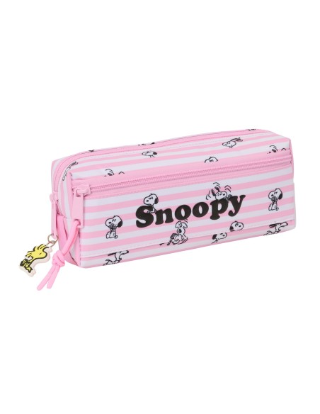 PORTATODO TRIPLE PEQ. C/GOMA ELAST. 22CM SNOOPY
