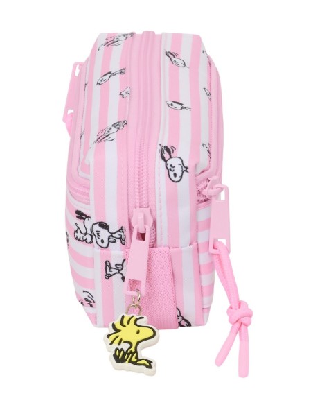PORTATODO TRIPLE PEQ. C/GOMA ELAST. 22CM SNOOPY