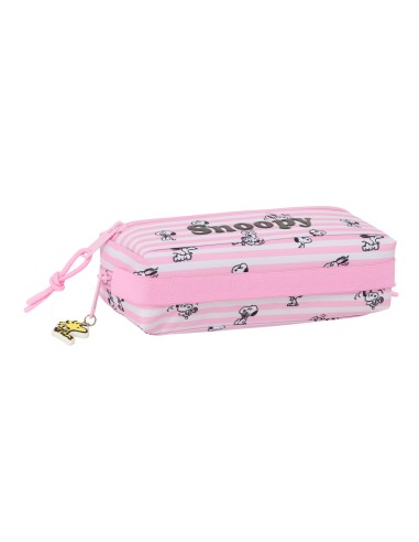 PORTATODO TRIPLE PEQ. C/GOMA ELAST. 22CM SNOOPY