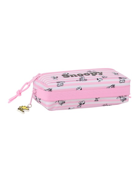 PORTATODO TRIPLE PEQ. C/GOMA ELAST. 22CM SNOOPY