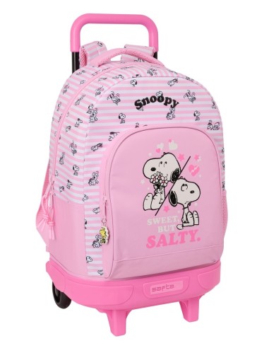 MOCHILA GDE. C/RUEDAS COMPACT EXTRAIBLE SNOOPY