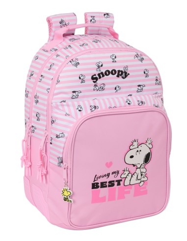 MOCHILA DOBLE ADAPT.CARRO SNOOPY