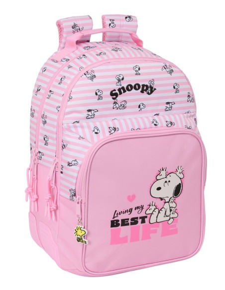 MOCHILA DOBLE ADAPT.CARRO SNOOPY