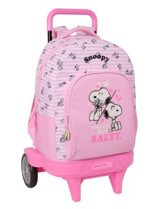 MOCHILA GDE. C/RUEDAS COMPACT EVOL. EXT. SNOOPY