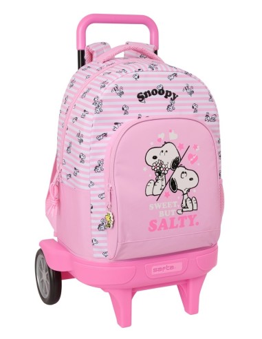 MOCHILA GDE. C/RUEDAS COMPACT EVOL. EXT. SNOOPY