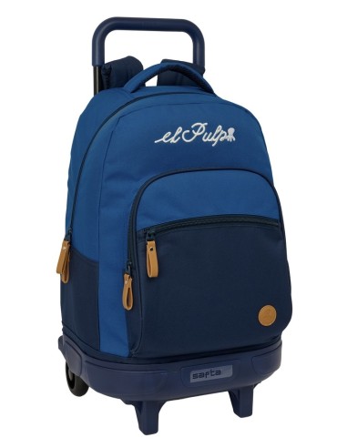 MOCHILA GDE. C/RUEDAS COMPACT EXTRAIBLE EL PULPO