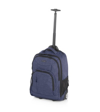 MOCHILA CON RUEDAS GLADIATOR CREW DENIM AZUL