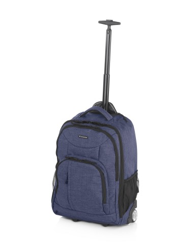 MOCHILA CON RUEDAS GLADIATOR CREW DENIM AZUL