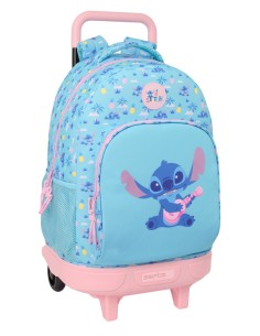MOCHILA GDE. C/RUEDAS COMPACT EXTRAIBLE STITCH "WAVES"