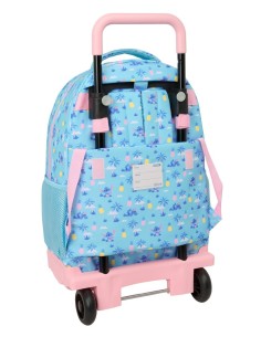 MOCHILA GDE. C/RUEDAS COMPACT EXTRAIBLE STITCH "WAVES" 2