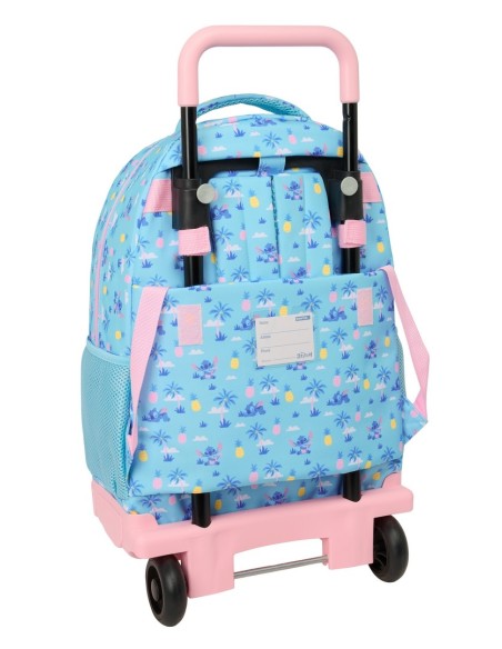 MOCHILA GDE. C/RUEDAS COMPACT EXTRAIBLE STITCH "WAVES"