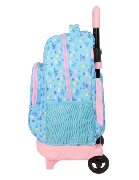 MOCHILA GDE. C/RUEDAS COMPACT EXTRAIBLE STITCH "WAVES"