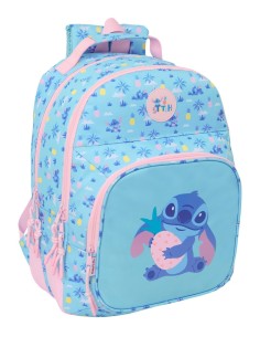 MOCHILA DOBLE ADAPT.CARRO STITCH "WAVES"