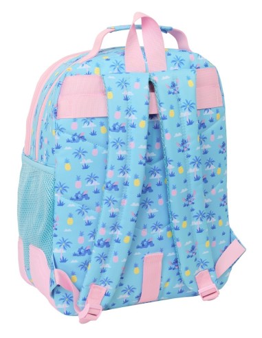 MOCHILA DOBLE ADAPT.CARRO STITCH "WAVES"