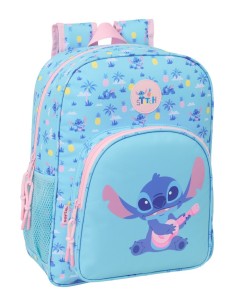 MOCHILA JUNIOR ADAPT.CARRO STITCH "WAVES"
