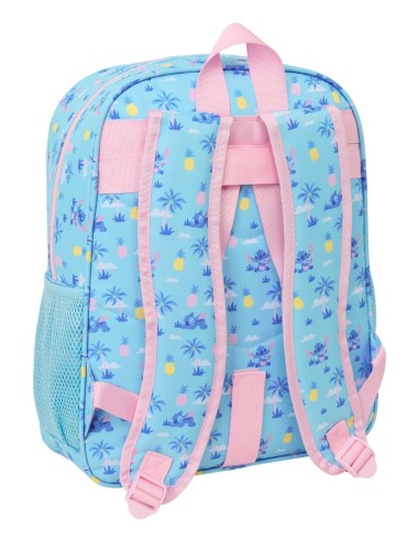 MOCHILA JUNIOR ADAPT.CARRO STITCH "WAVES"