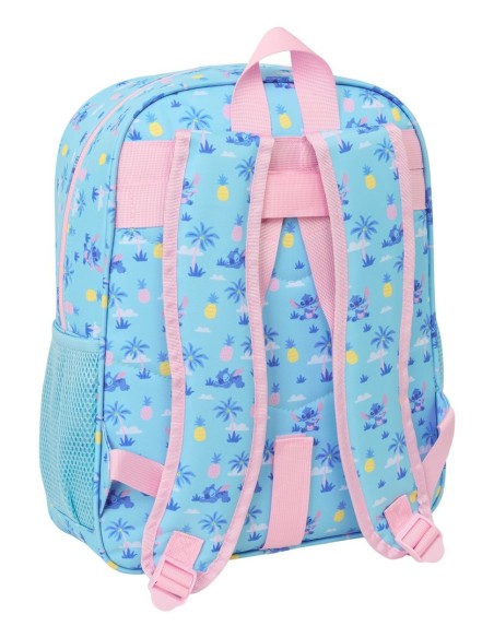 MOCHILA JUNIOR ADAPT.CARRO STITCH "WAVES"