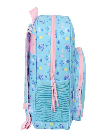 MOCHILA JUNIOR ADAPT.CARRO STITCH "WAVES"