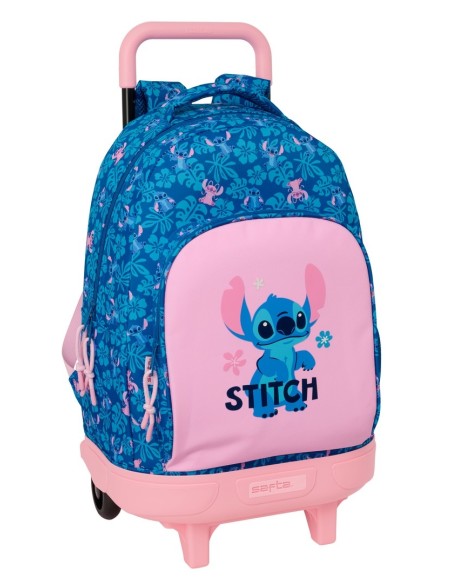 MOCHILA GDE. C/RUEDAS COMPACT EXTRAIBLE STITCH "LIO"